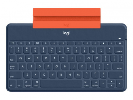 Logitech Keys-to-go Ultra-light, Ultra-Portable Bluetooth Keyboard for iPhone, iPad, Apple TV and Mac - ClassicBlue - UK