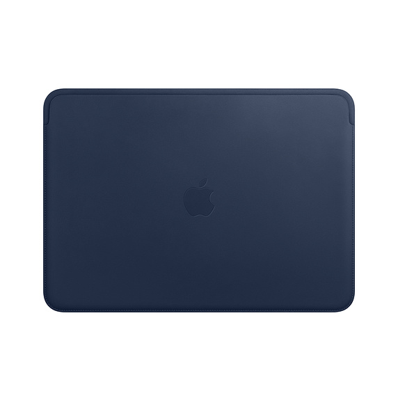 Apple Leather Sleeve за MacBook Pro 13” Midnight Blue