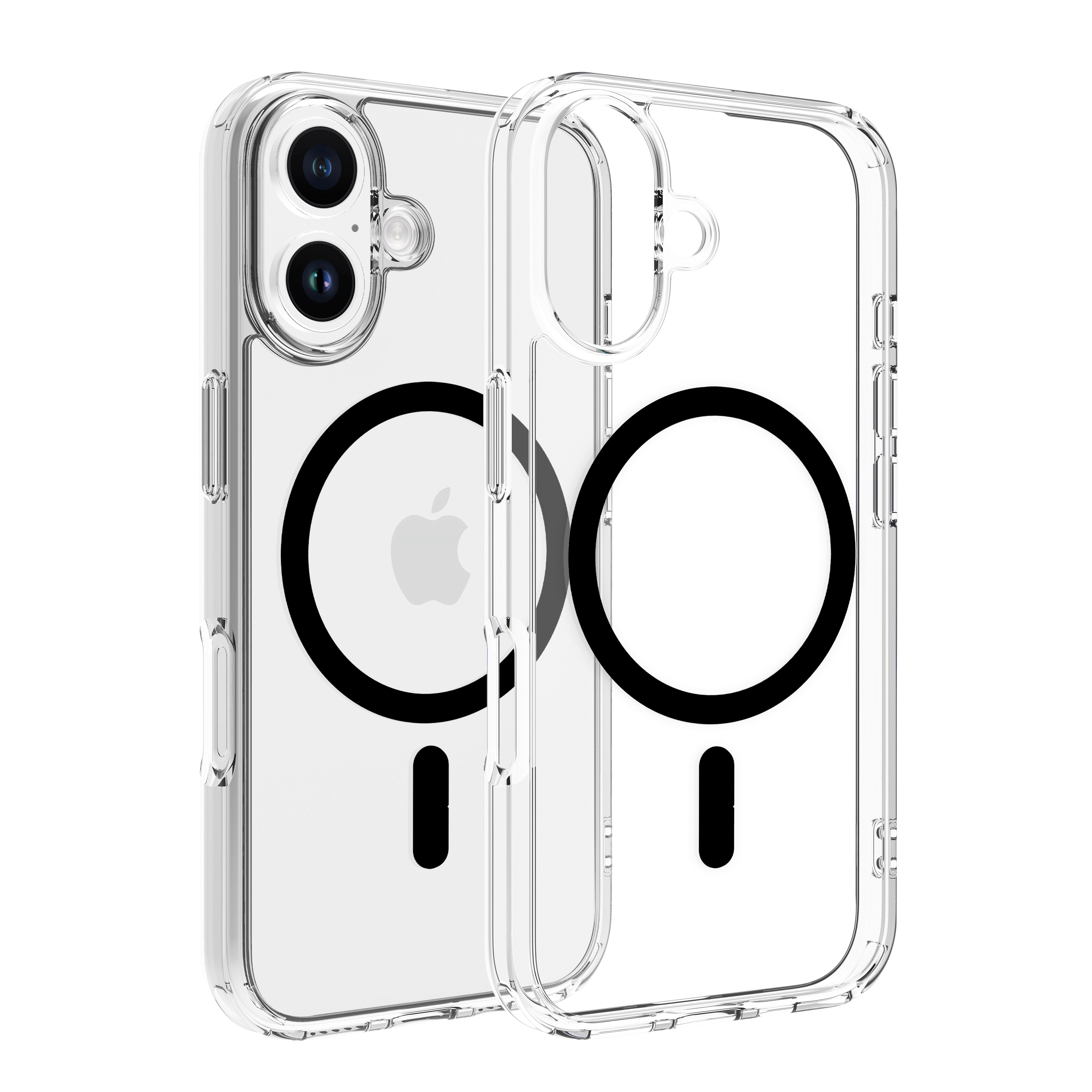Dviced Magsafe iPhone 16 clear case - Black