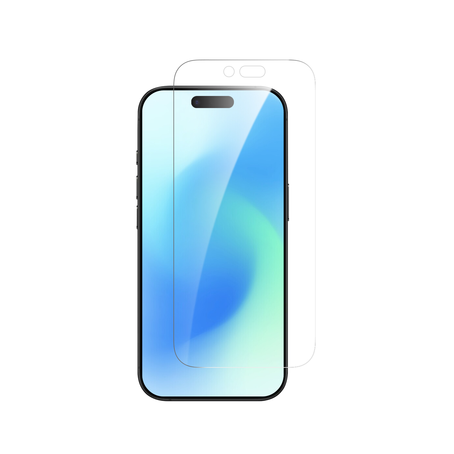 Dviced AntiHeat Tempered glass screen protector for iPhone Air with dust-free applicator