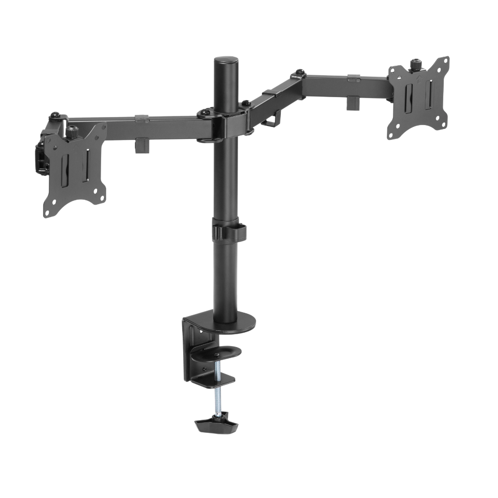 Стойка за два монитора ECO, монтаж на бюро