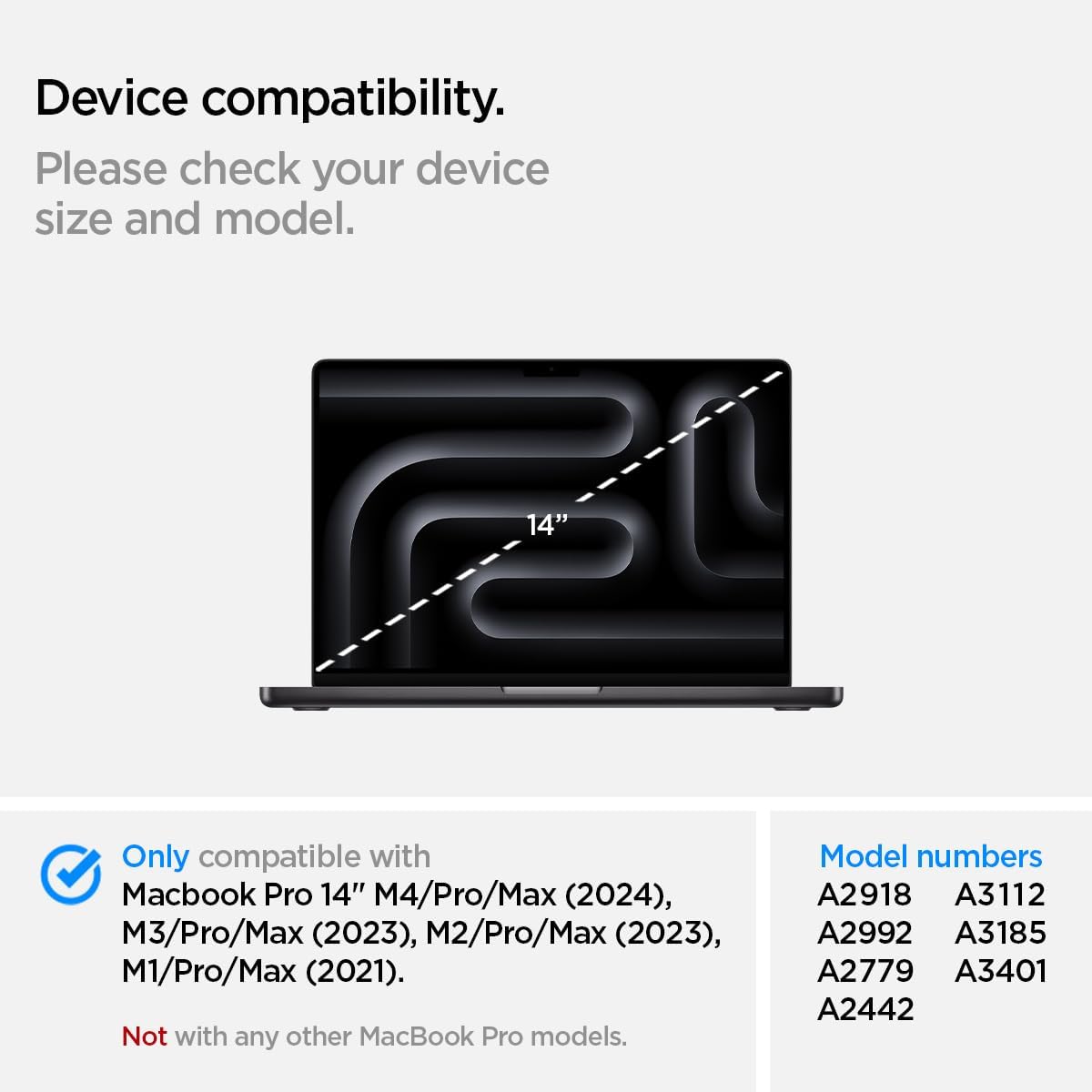 Spigen Urban Fit Case for MacBook Pro 14" M4 Pro / M4 Max (2024)