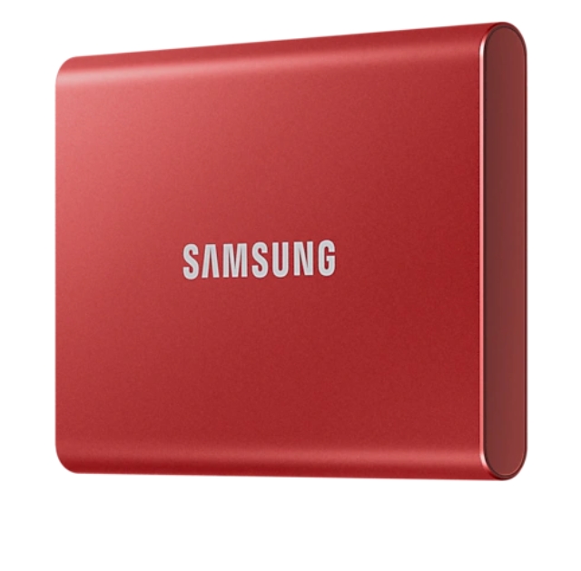 Външен диск Samsung Portable SSD T7 1TB Metallic Red