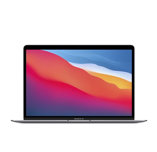 MacBook Air 13" с Apple M1 с 8-Core CPU и 7-Core GPU, 8GB, 256GB SSD - Space Gray, Intl. Engl. клавиатура