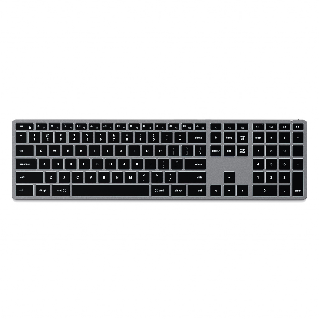 Satechi Slim X3 Bluetooth Backlit Wireless Keyboard US Space Grey
