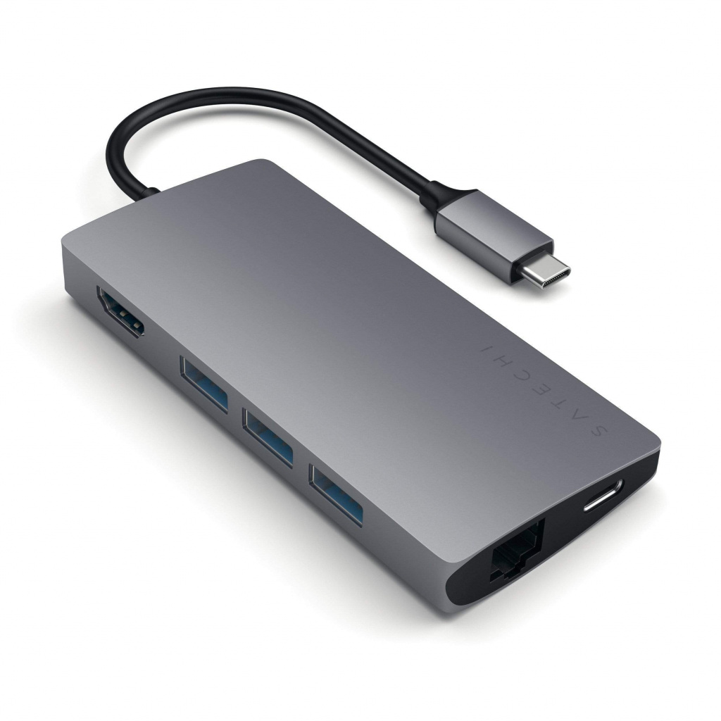 Satechi Aluminium Type-C Multi-Port Adapter Space Gray