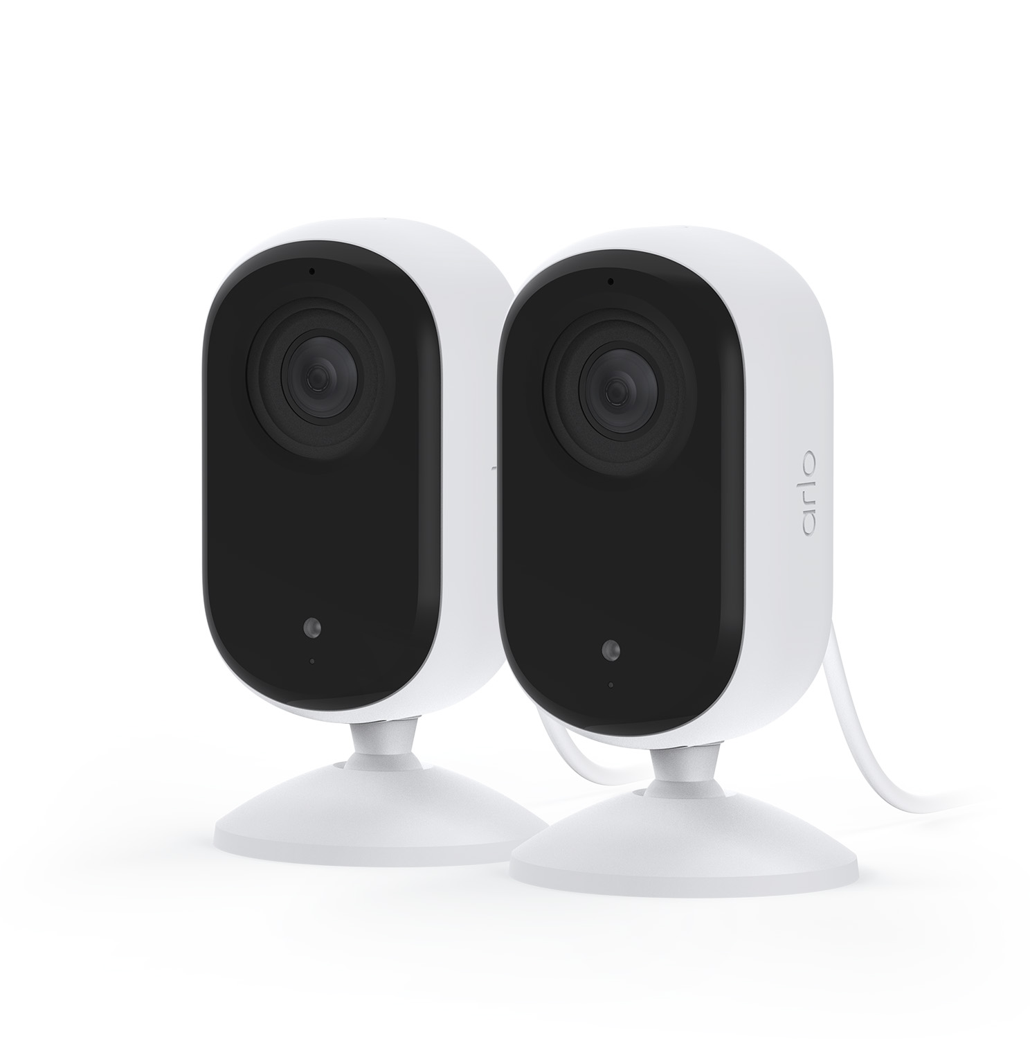 Arlo Essential (Gen.2) 2K Indoor Security Camera - 2 Camera Kit - White