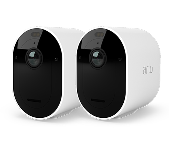 Arlo Pro 5 Outdoor Security Camera - 2 Camera Kit - White