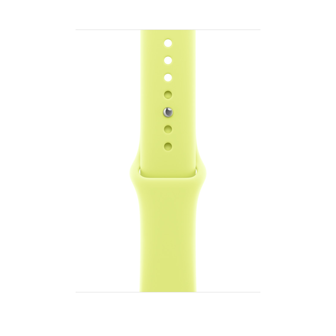 Apple Watch 46mm Band: Neon Yellow Sport Band - S/M - SEASONAL
