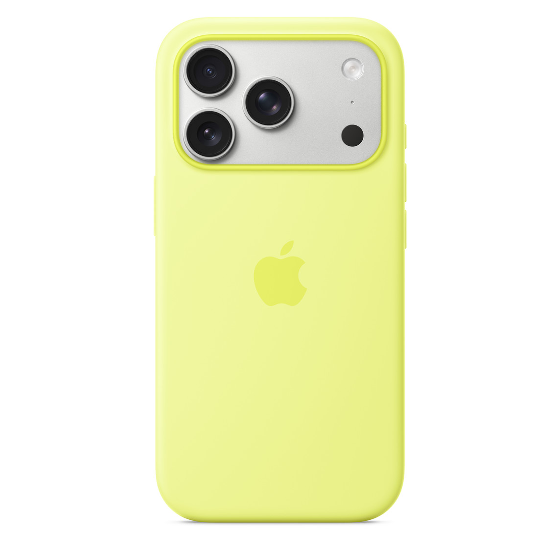 Apple iPhone 17 Pro Silicone Case with MagSafe – Neon Yellow