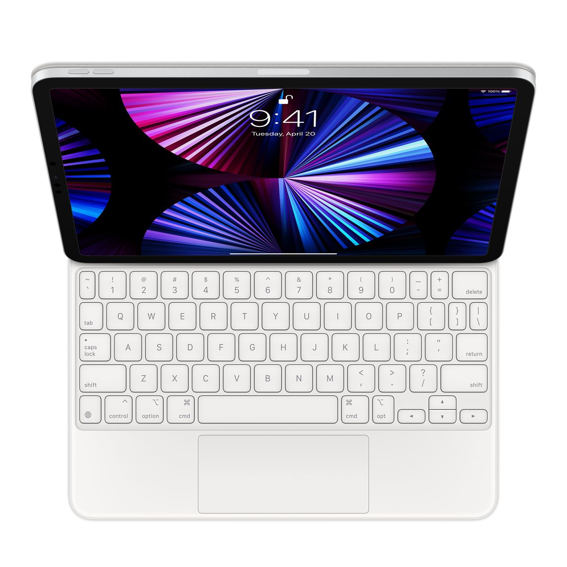 Magic Keyboard за iPad Pro 11" (3rd gen.) и iPad Air 4 / 5 M2 - International English White