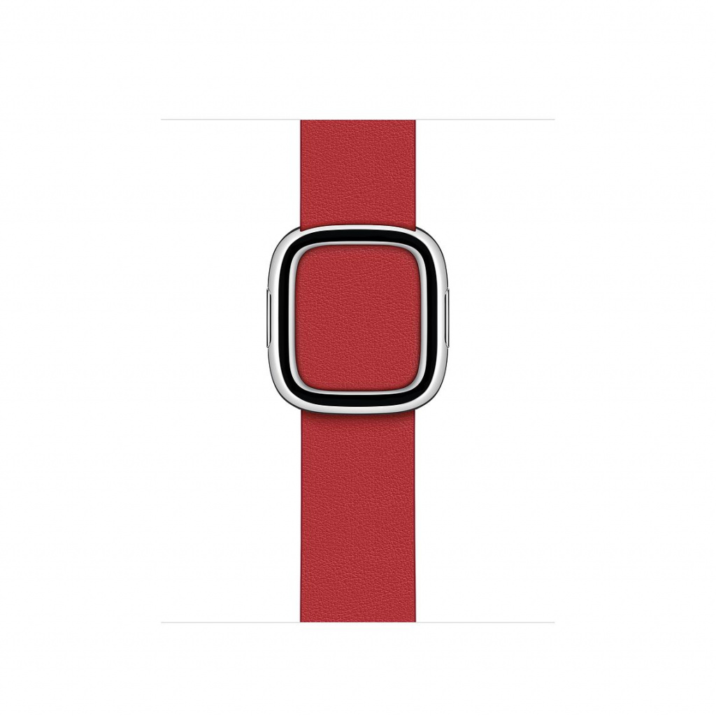 Apple Watch 40mm Band Scarlet Modern Buckle Medium (Seasonal Fall 2020)