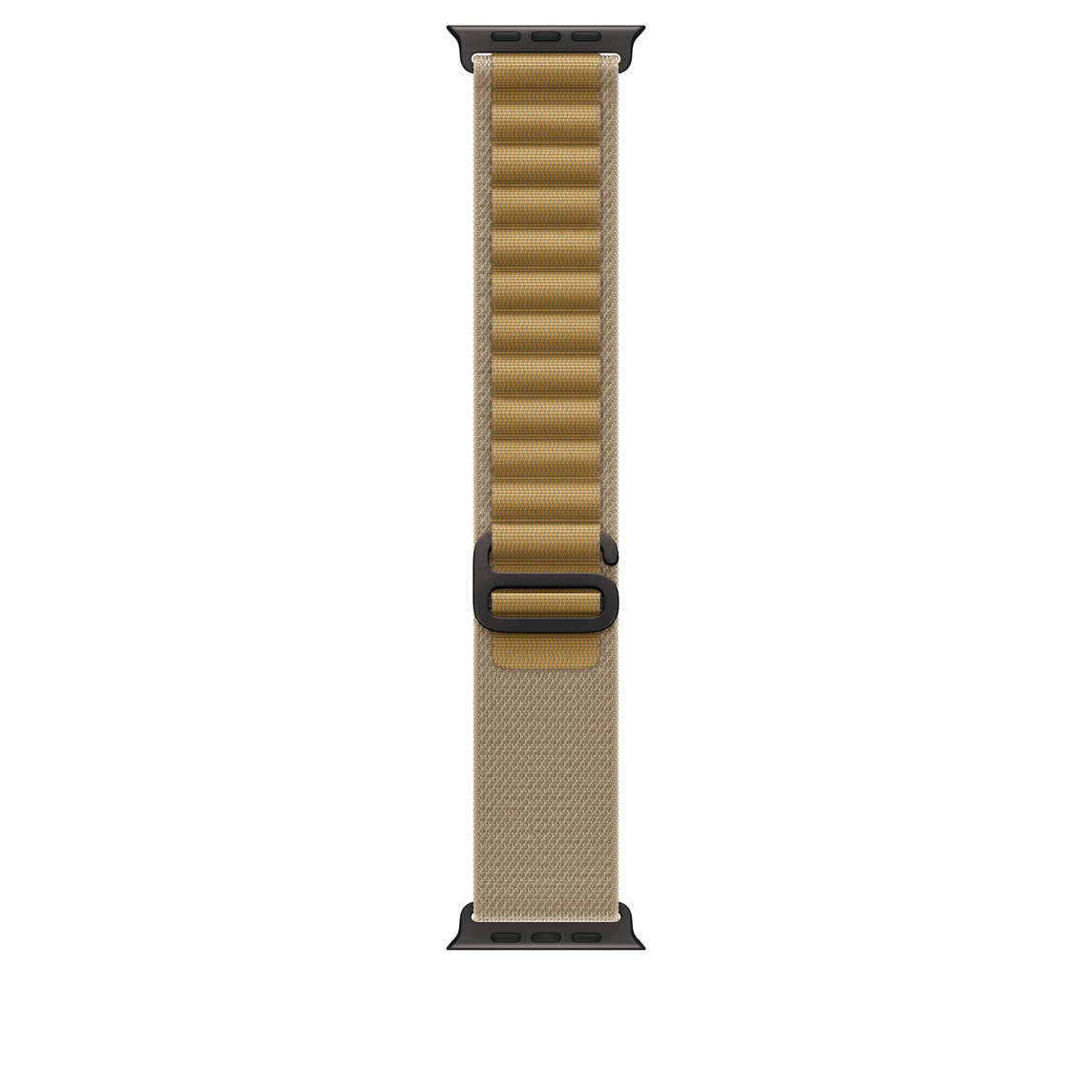 Apple Watch 49mm Loop: Tan Alpine Loop - Large - Black Titanium Finish