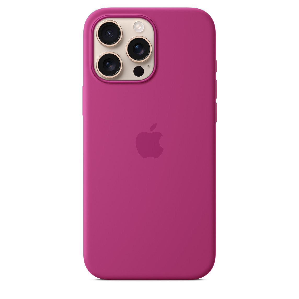Apple iPhone 16 Pro Max Silicone Case with MagSafe - Fuchsia (Seasonal)